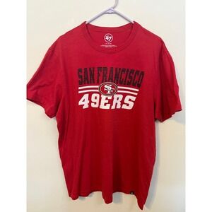'47 Brand San Francisco 49ers T-Shirt Mens XL Red Excellent Graphic Tee Vintage
